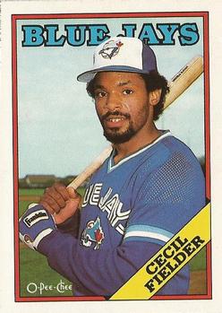 1988 O-Pee-Chee Baseball Cards 021      Cecil Fielder